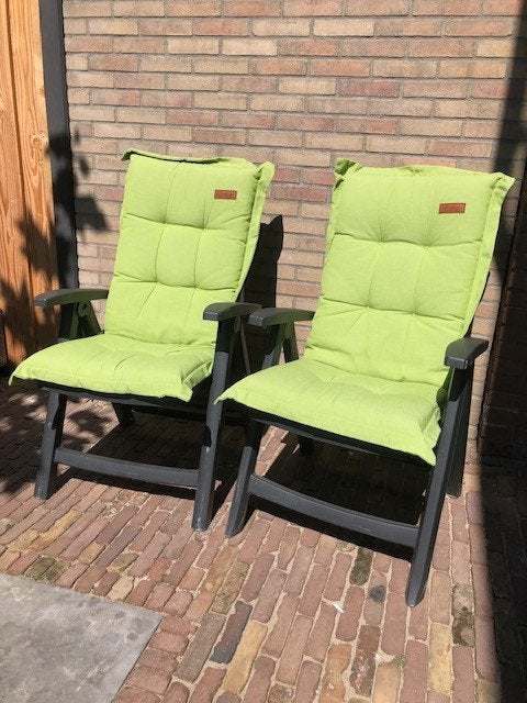 Hartman tuinstoelen, Ophalen, Zo goed als nieuw, Kunststof, Verstelbaar