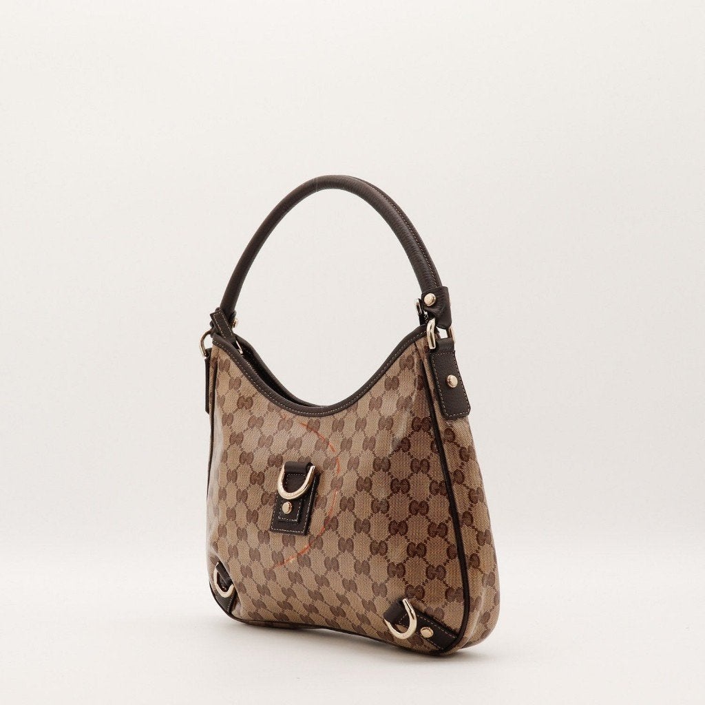 Gucci Abbey D-Ring handtas, Verzenden, Gebruikt, Zwart, Handtas