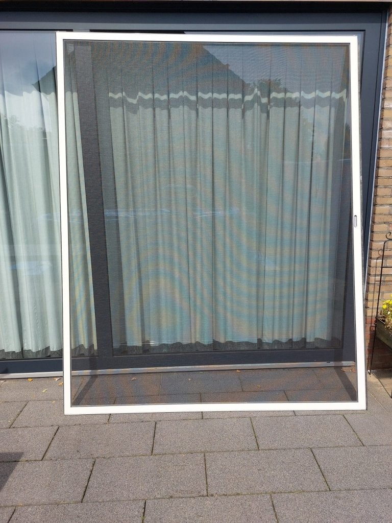 Schuif hor voor schuifpui, Ophalen, Overige materialen, 198 cm, Wit