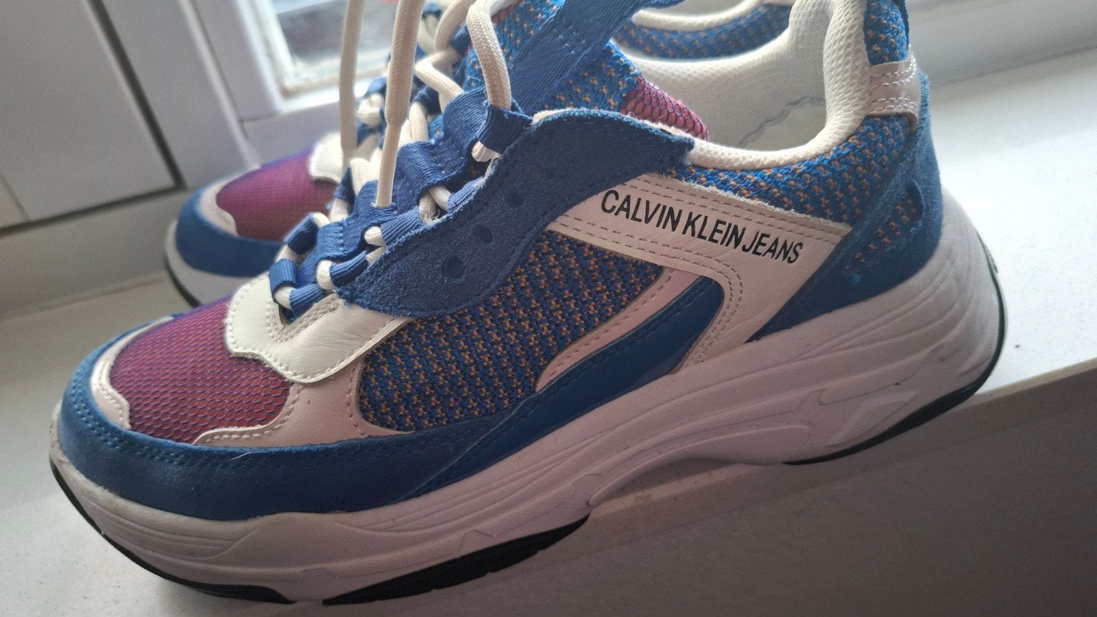 Calvin Klein Jeans sneakers maat 37 origineel, Ophalen, Blauw, Sneakers of Gympen, Calvin Klein Jeans