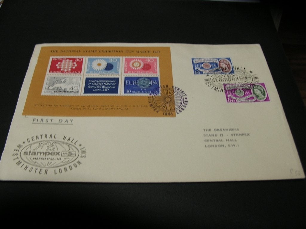Cept/Verenigd Europa FDC 1961 Stampex, Ophalen of Verzenden, Overige landen, Postfris