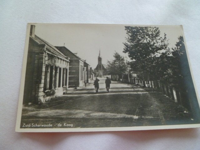 Zuid-Scharwoude., Ophalen of Verzenden, 1940 tot 1960, Gelopen, Noord-Holland