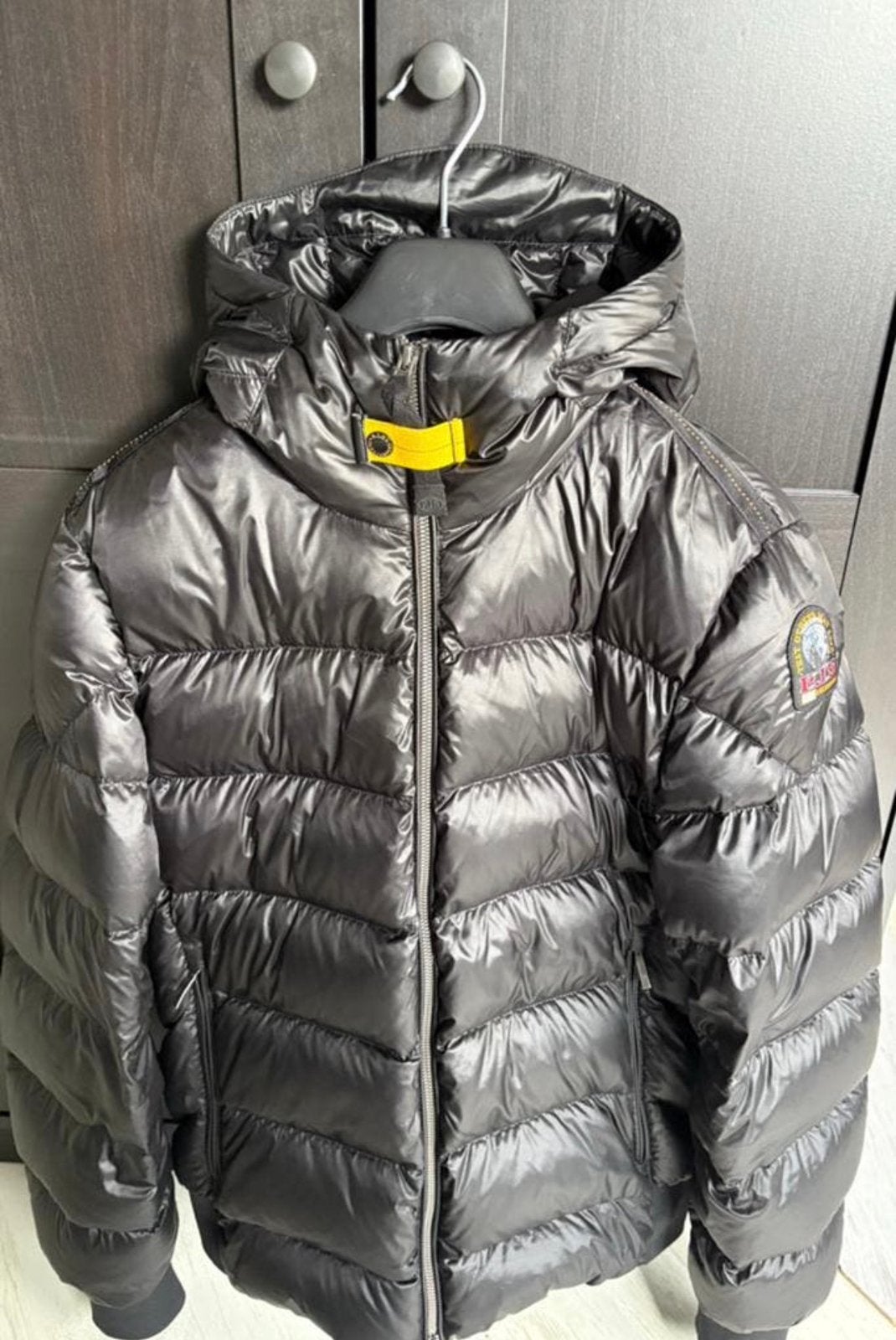 Originele Parajumper pharrel winterjas, Ophalen, Zo goed als nieuw, Maat 46 (S) of kleiner, Zwart