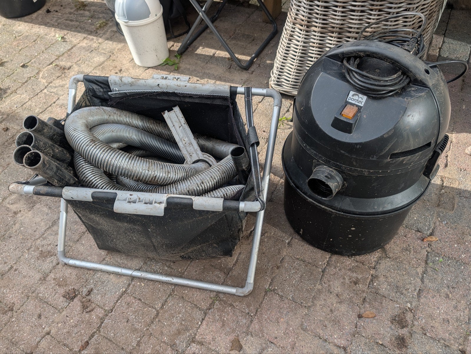 pontec vijver stofzuiger, Ophalen, Gebruikt, Vijverstofzuiger