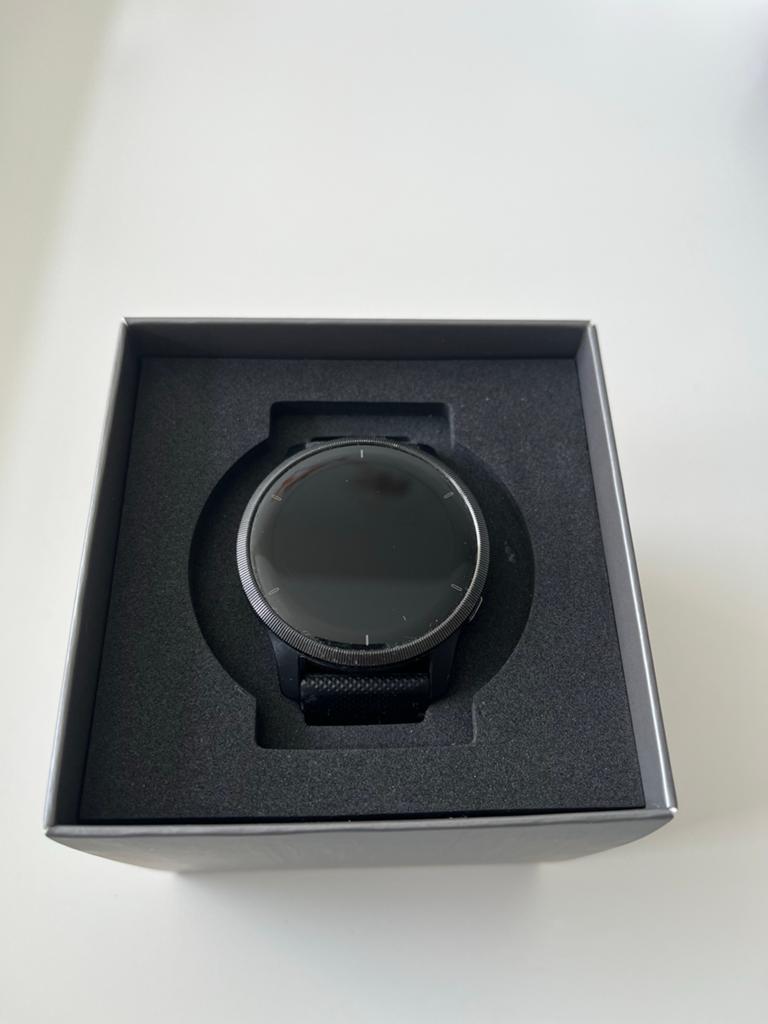 Garmin Venu 2 smartwatch + extra bandje, Zwart, Ophalen of Verzenden, Zo goed als nieuw, GPS