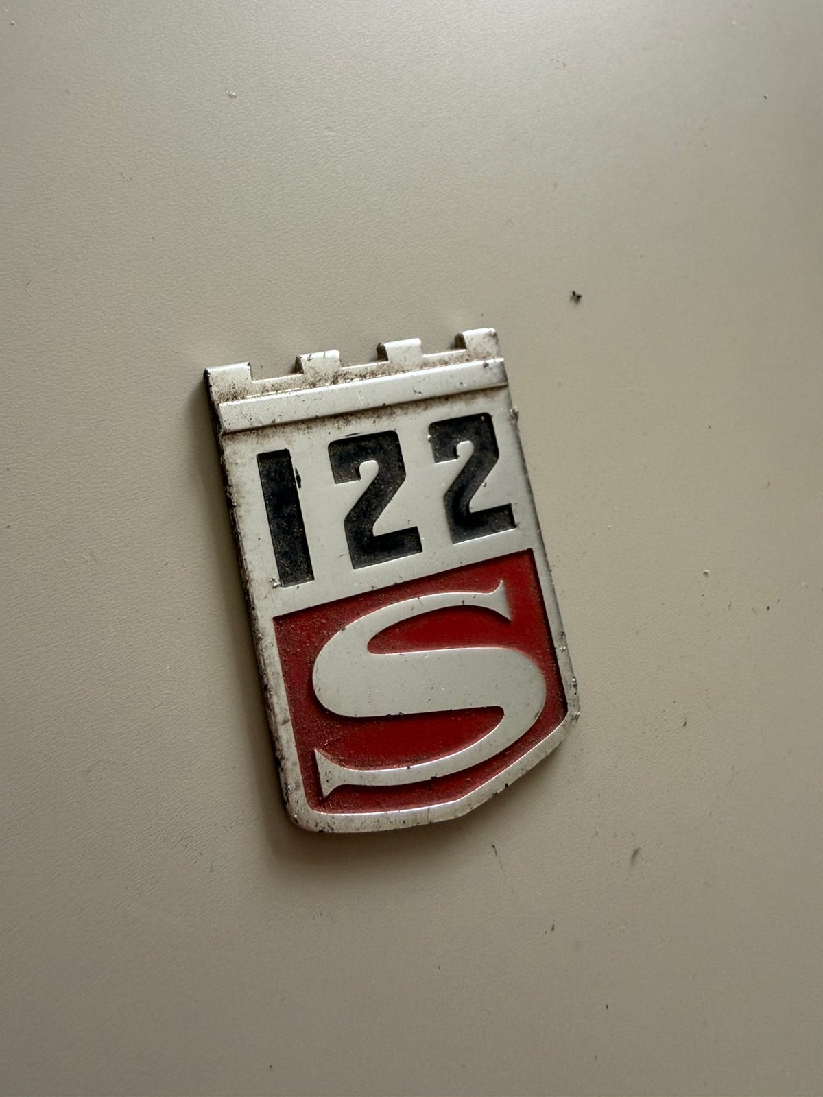 Net Volvo Amazon 122S embleem, Ophalen of Verzenden, Gebruikt