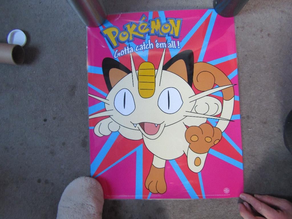 Poster Pokemon 50x40 geplastificeerd ALLEEN OPHALEN, Verzamelen, Posters, Ophalen, Rechthoekig Staand, Nieuw, A1 t/m A3