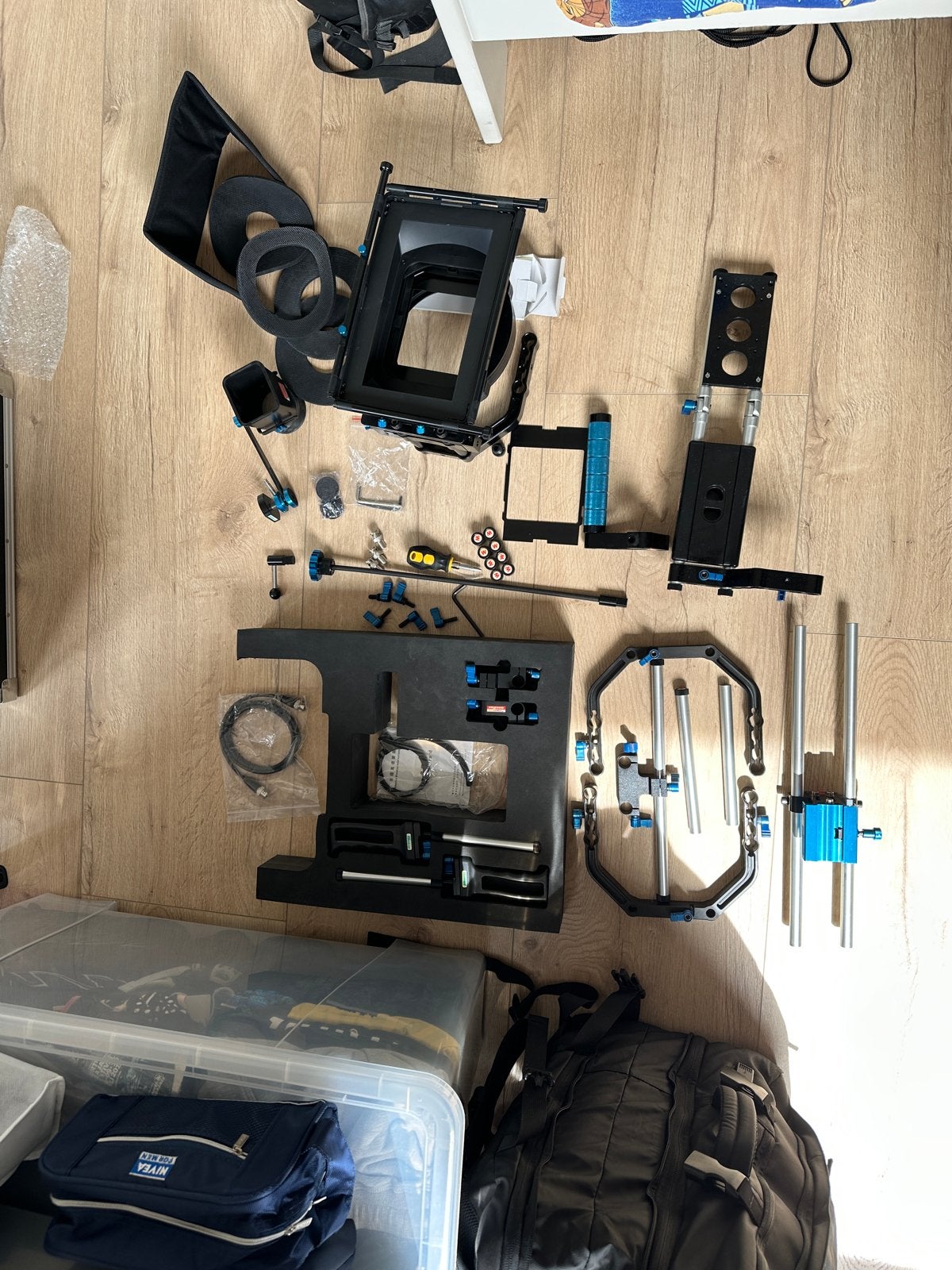 Wondlan Camera Rig Set met Monitor en Matte Box, Gebruikt, Overige typen, Overige soorten, Minder dan 8x