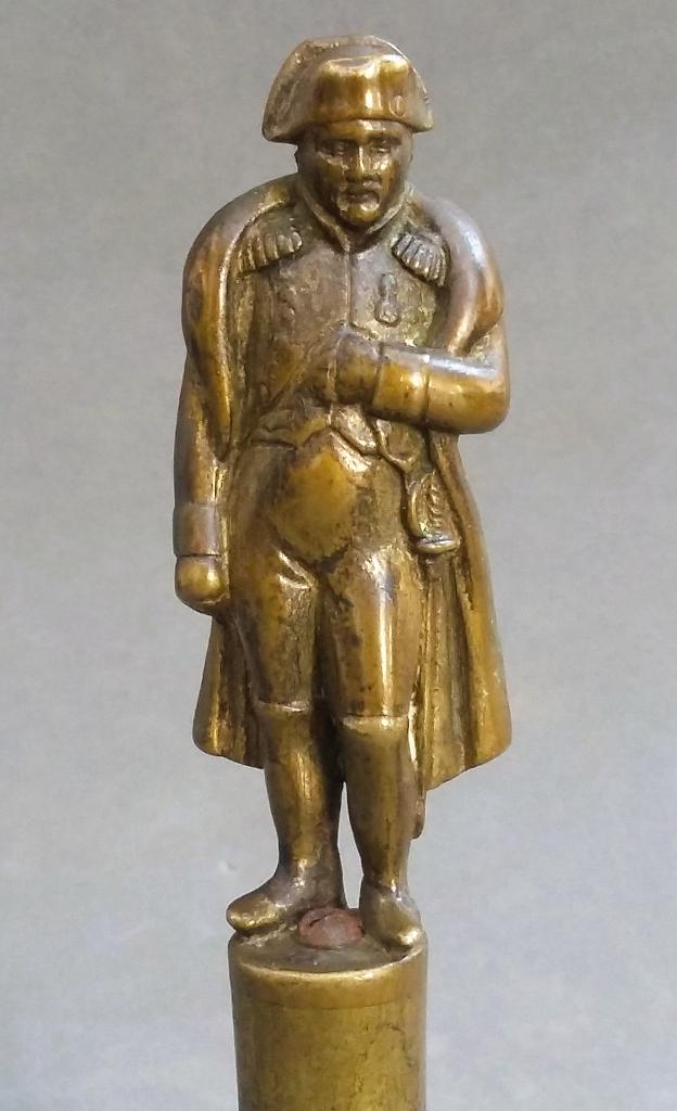 Om 1900 Mini Miniatuur Bronzen Beeld Napoleon Bonaparte, Antiek en Kunst, Antiek | Koper en Brons, Ophalen of Verzenden, Brons