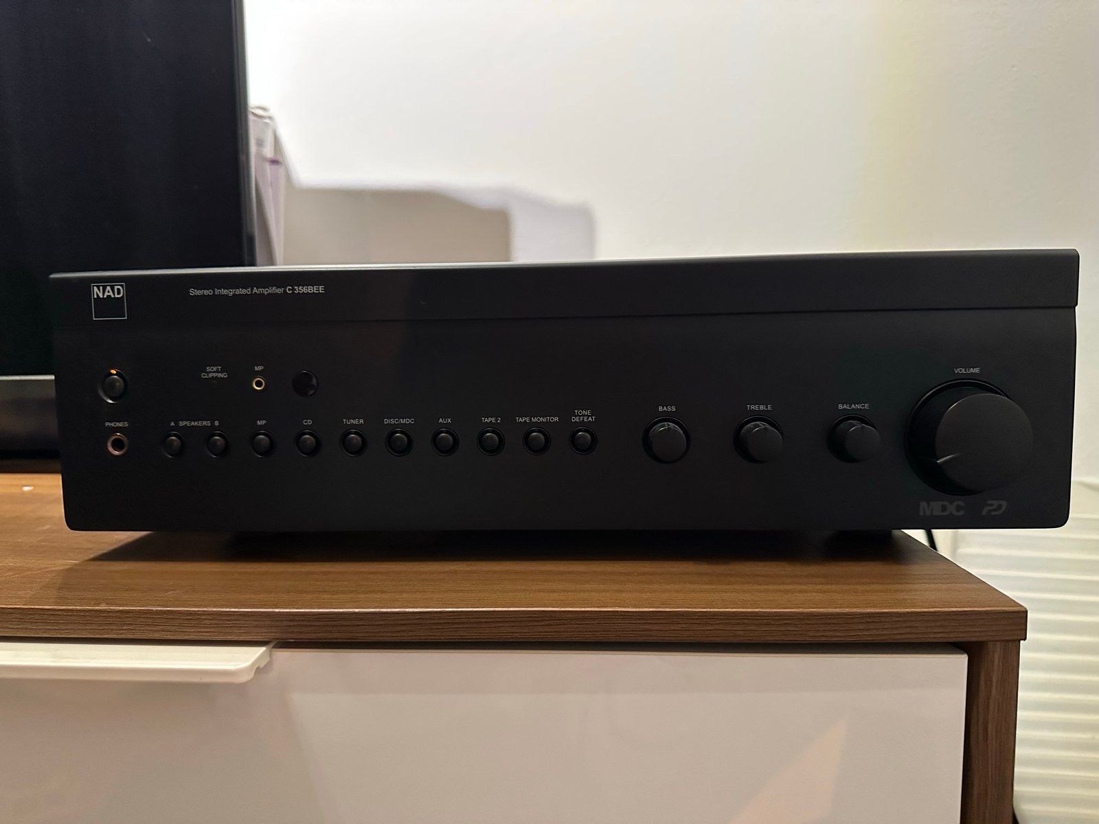 NAD C 356BEE Stereo Geïntegreerde Versterker, Gebruikt, 60 tot 120 watt, Stereo, Ophalen