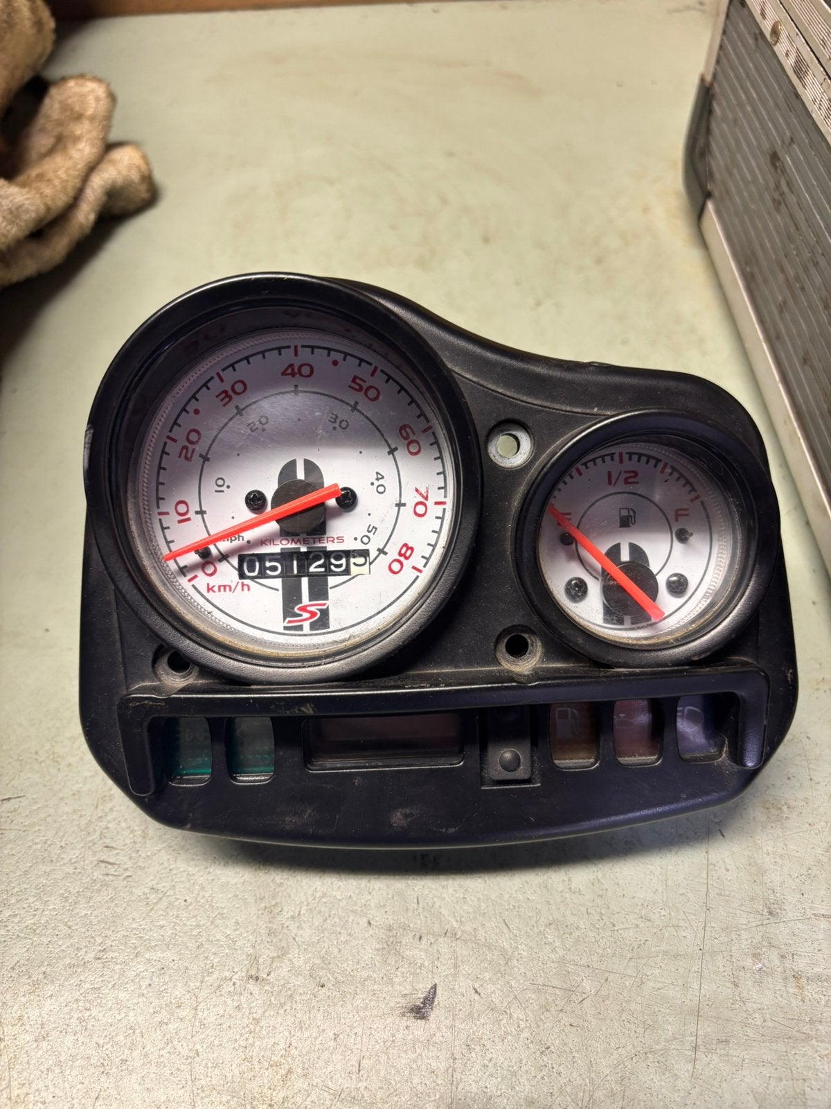 Vespa S Kilometer Teller 5129 KM, Ophalen of Verzenden