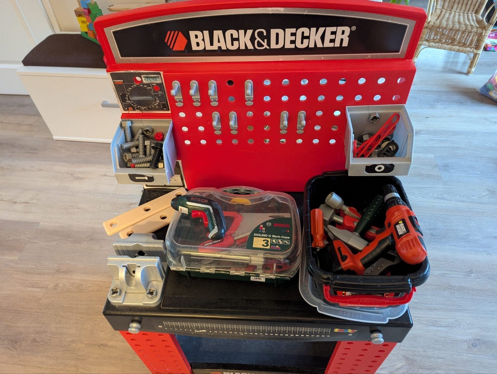 Black & Decker speelgoed werkbank, Ophalen of Verzenden, Gebruikt