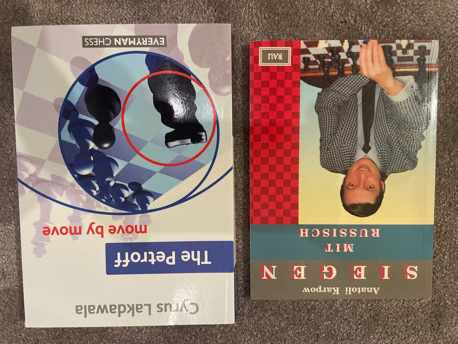 Schaakboeken: The Petroff & Mit Russisch Siegen (Karpov), Boeken, Ophalen of Verzenden, Zo goed als nieuw, Europa overig