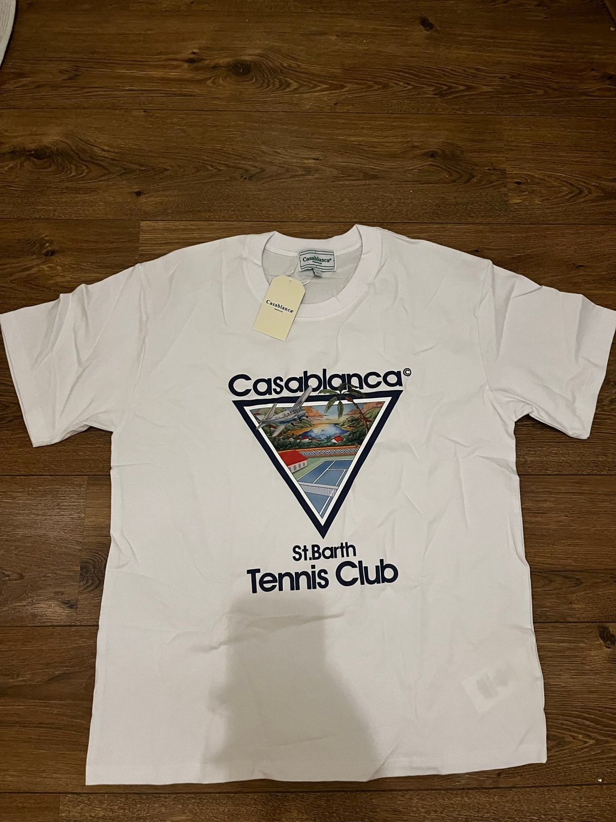 Casablanca St. Barth Tennis Club T-shirt - Nieuw met kaartje, Ophalen of Verzenden, Nieuw, Maat 52/54 (L), Wit