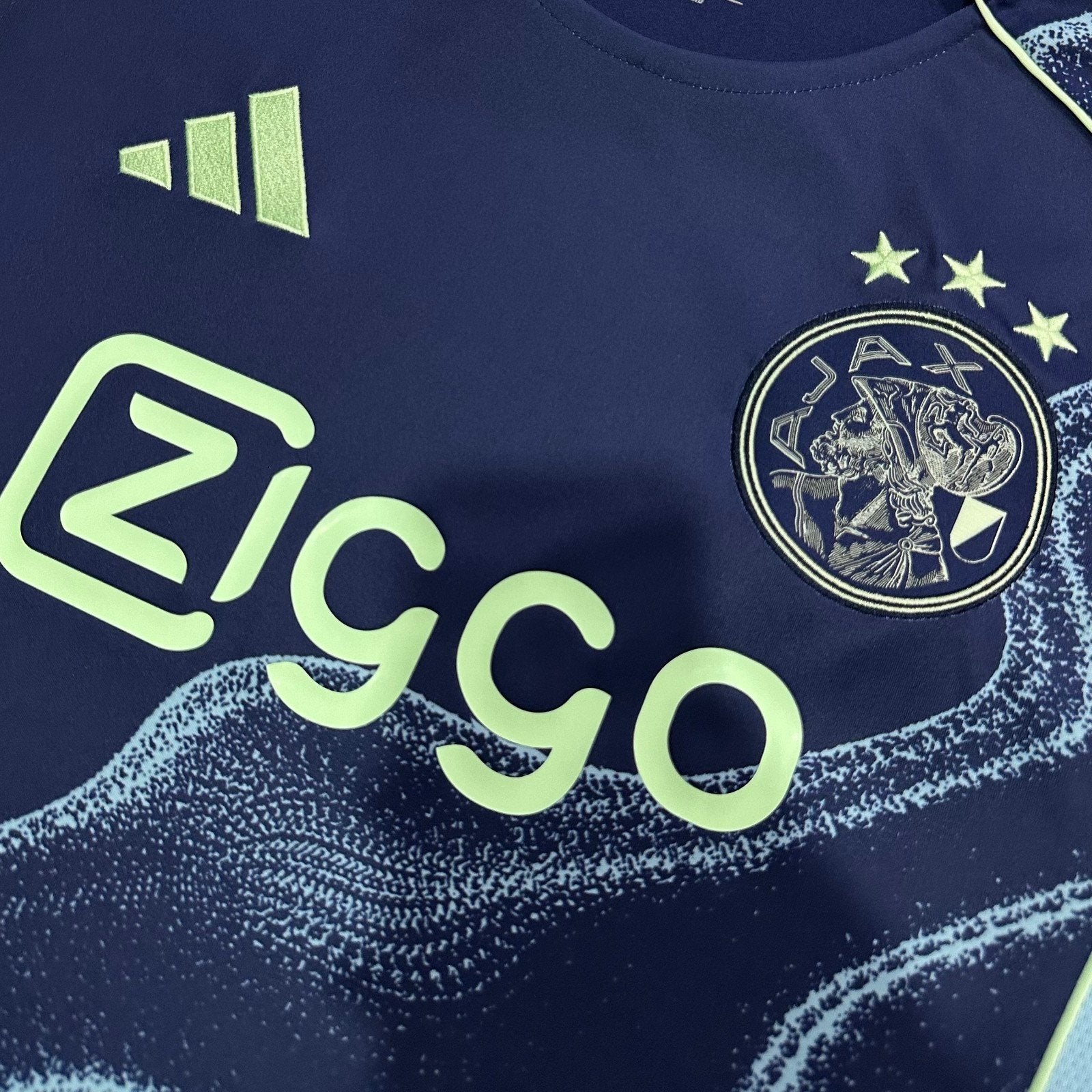 Ajax 25/26 Uit Shirt Blauw - Nieuw! Fan Versie, Verzenden, Nieuw, Shirt