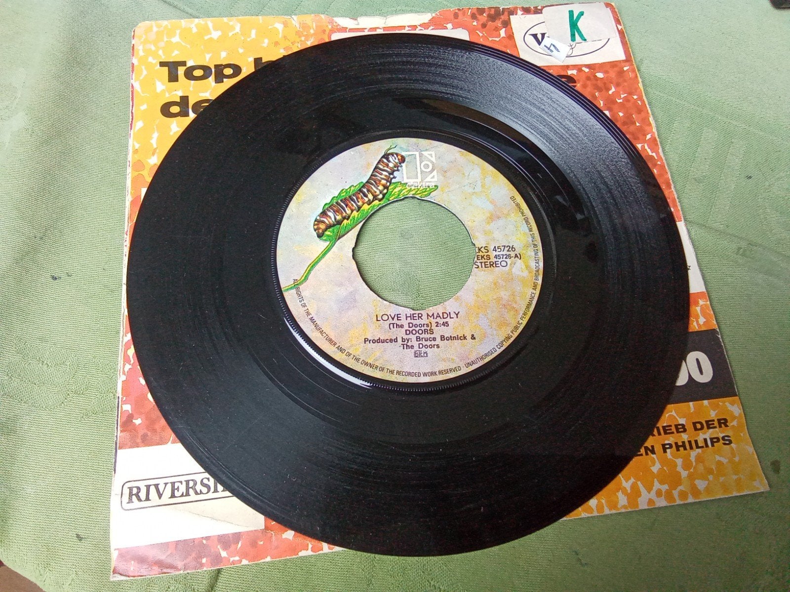 the Doors.              love her medley, Verzenden, Gebruikt, 7 inch, Pop