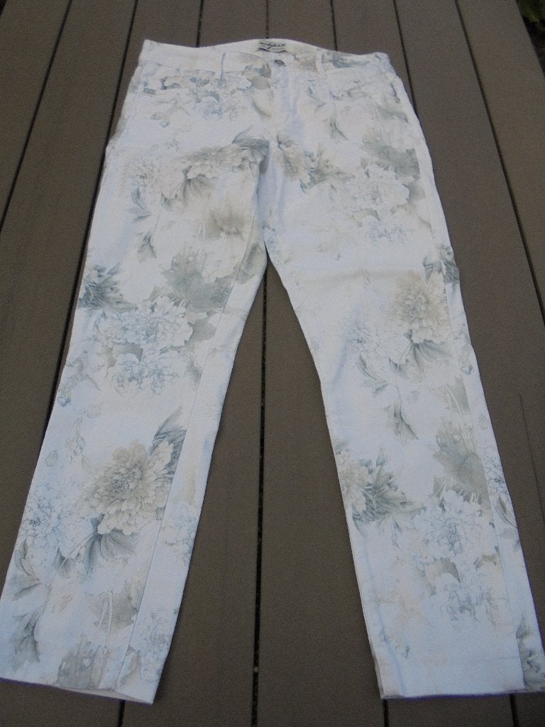 Wit grijze broek NICK JEAN, Kleding | Dames, Maat 38/40 (M), Wit, Ophalen of Verzenden, Zo goed als nieuw