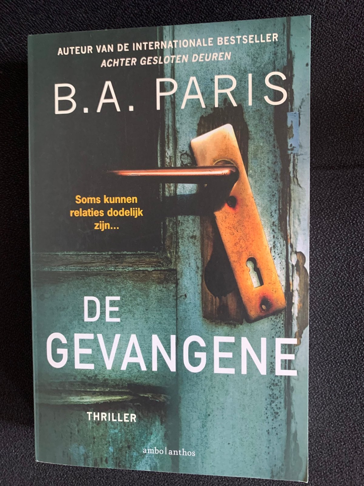 B.A. Paris - De gevangene, Boeken, Ophalen of Verzenden, Zo goed als nieuw, B.A. Paris