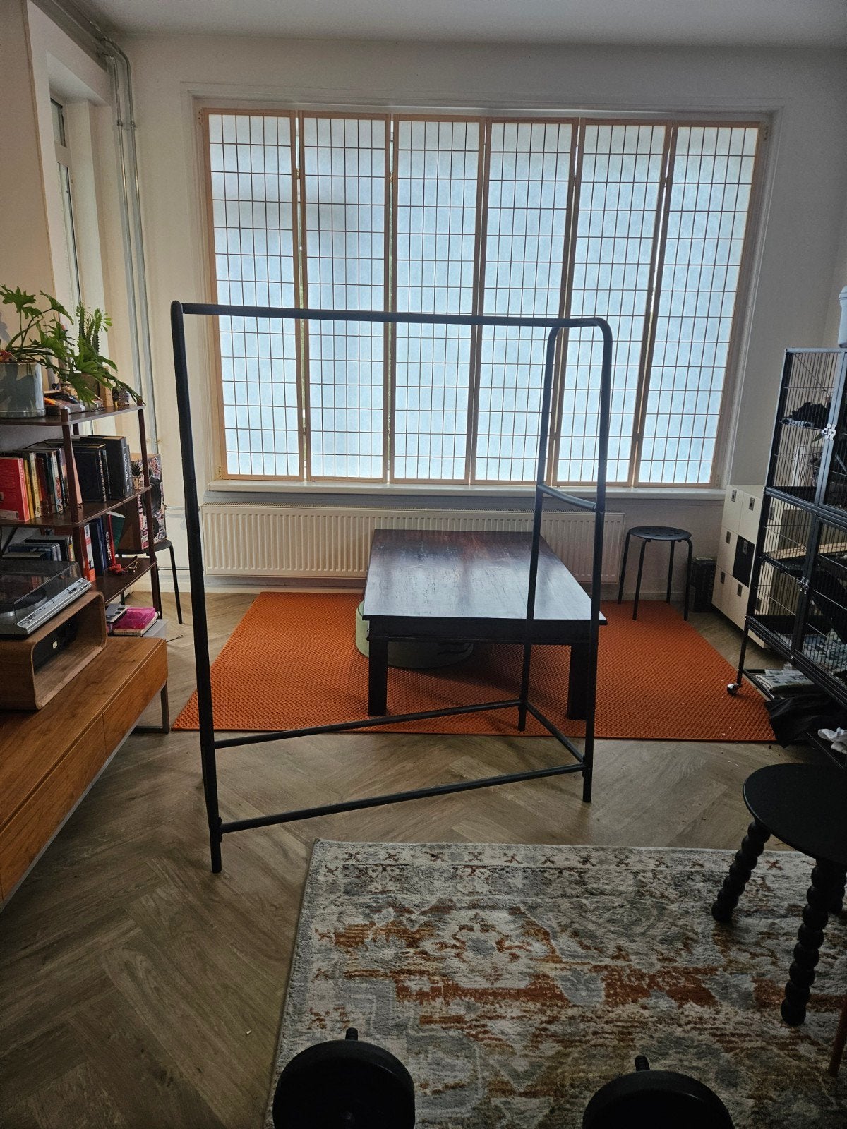 Stevig Kwantum kledingrek. metalen frame, Ophalen, Zo goed als nieuw
