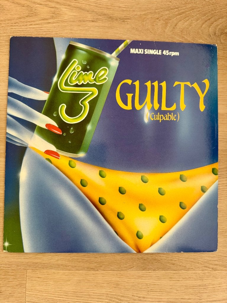 Maxi single Lime - Guilty, Cd's en Dvd's, Vinyl Singles, Ophalen of Verzenden, Zo goed als nieuw, 12 inch, Dance en House