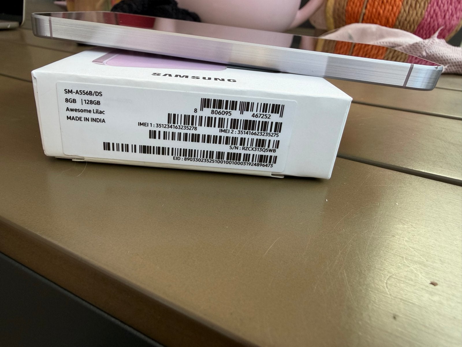Samsung Galaxy A55 5G Awesome Lilac 128GB, Paars, Touchscreen, Ophalen of Verzenden, Zo goed als nieuw