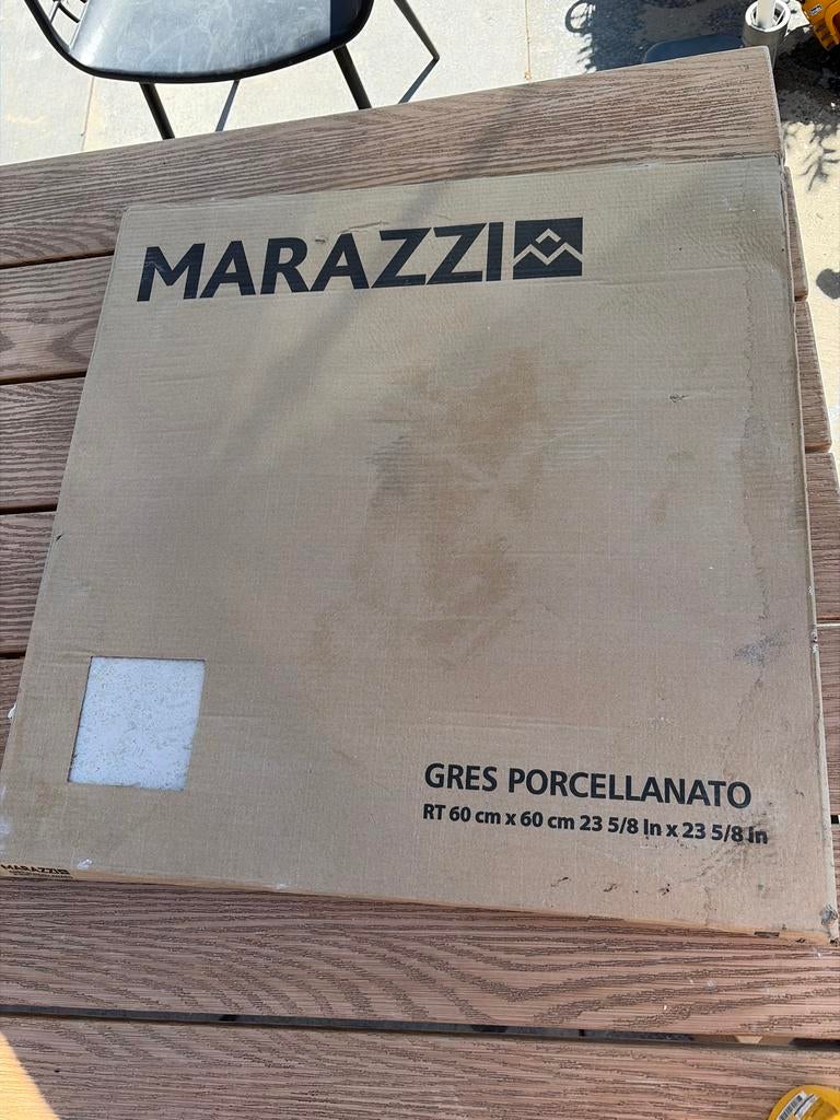 6x Marazzi Gres Porcellanato 60x60cm Vloertegels, Ophalen, 60 cm of meer, Keramiek, Nieuw