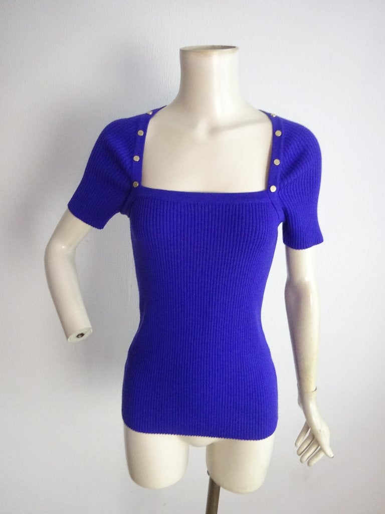Wolford truitje mt L, Blauw, Maat 42/44 (L), Ophalen of Verzenden, Zo goed als nieuw