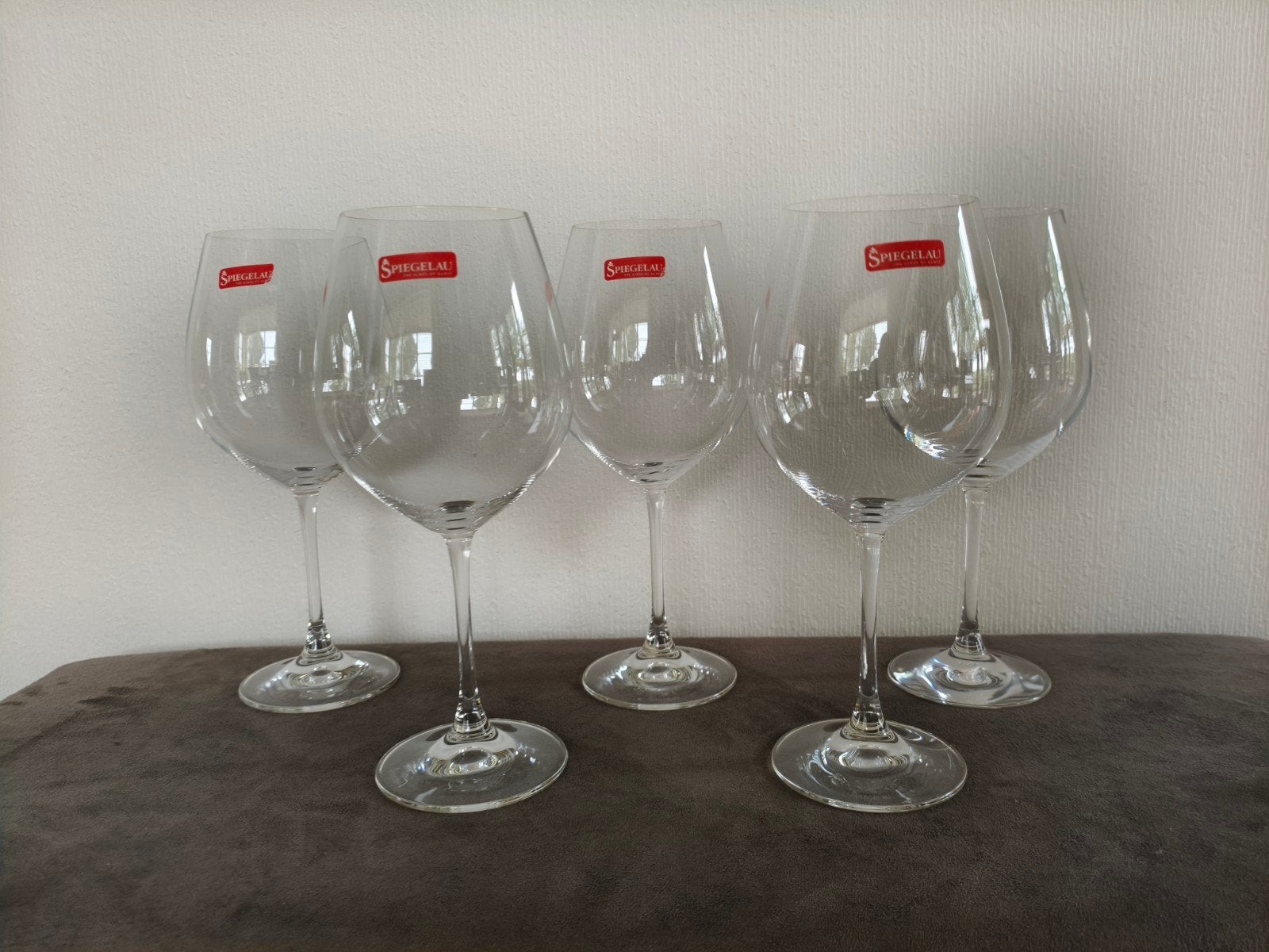 Spiegelau XL Wijnglazen - Kristalglas - Zo goed als nieuw, Ophalen of Verzenden, Zo goed als nieuw, Glas