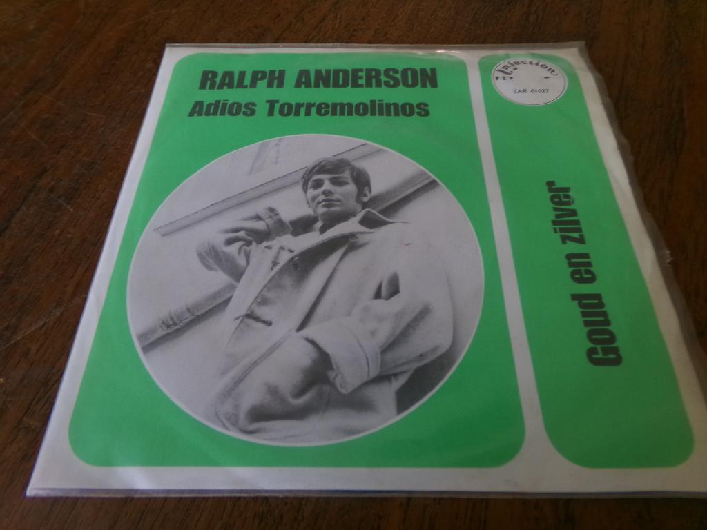 Zeldzaam - Ralph Anderson – Adios Torremolinos / Goud - 1968, Ophalen of Verzenden, 1960 - 1969, Gebruikt, Nederlandstalig