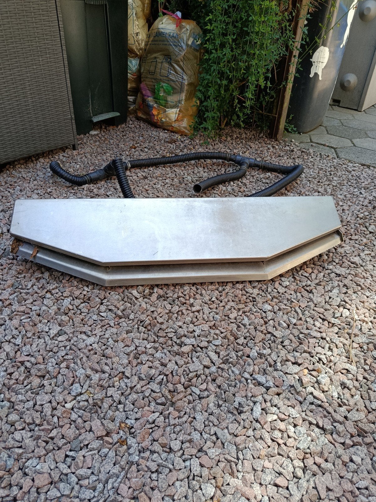 RVS Vijverwaterval 95x25cm - Prachtig voor uw vijver, Ophalen