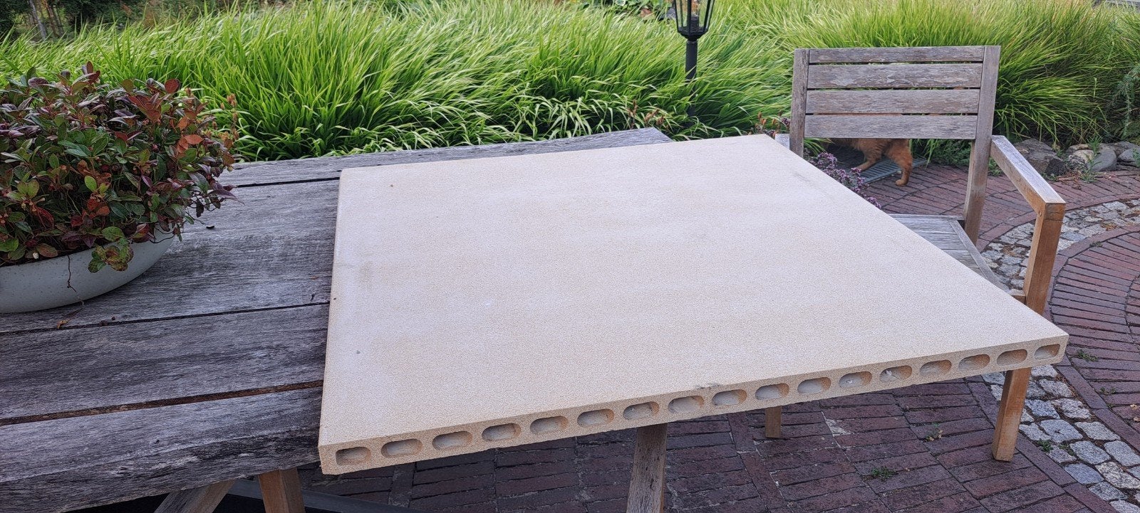 Ovenplaat 84 x 81 1/2 voor oa glasfusing glas versmelting, Ophalen, Nieuw