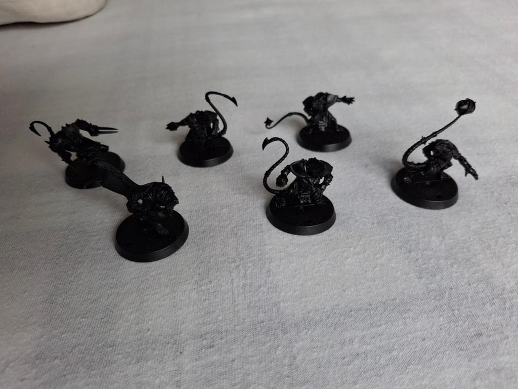 6 Blood Bowl Skaven modellen, Met verf, Figuurtje(s), Ophalen of Verzenden, Nieuw