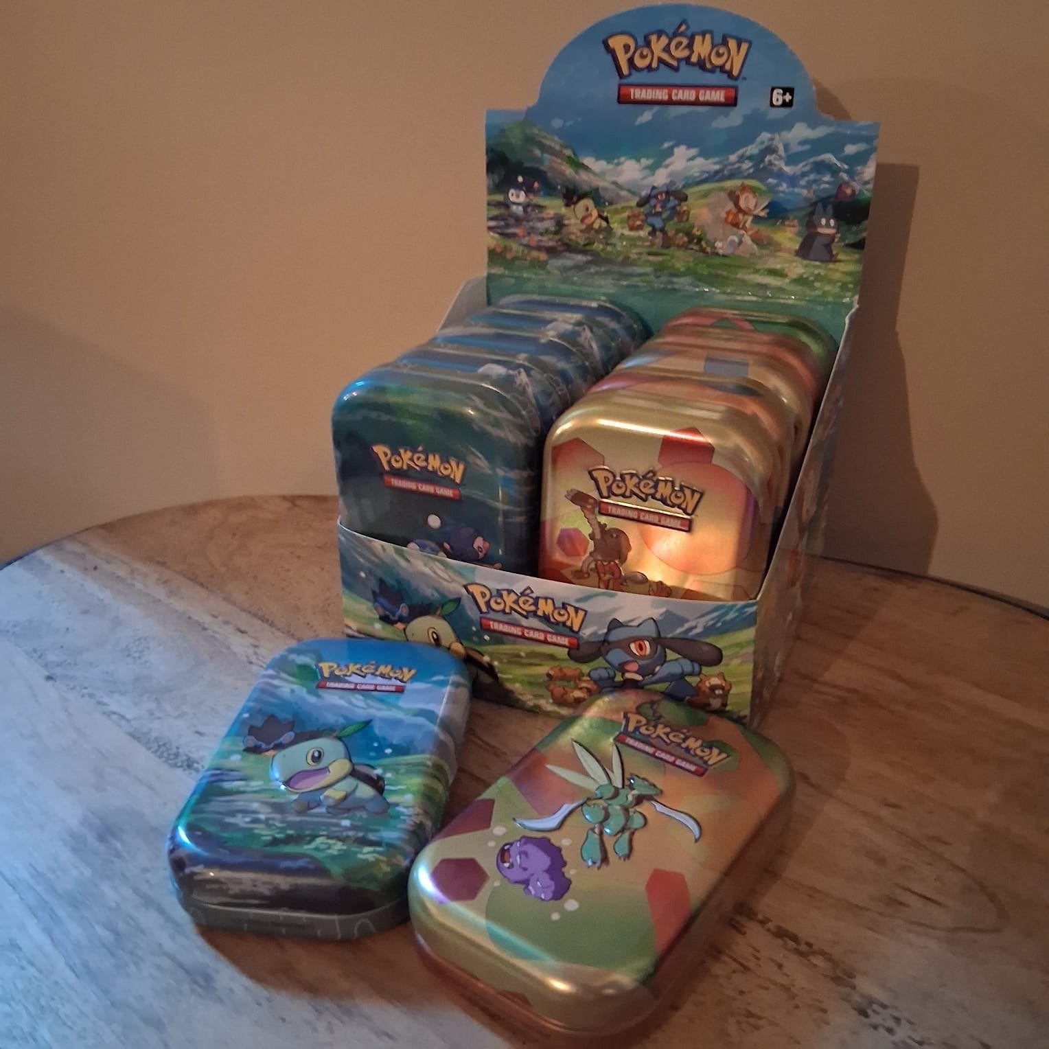 Pokémon TCG Mini Tins met kaarten - Diverse sets, Hobby en Vrije tijd, Verzamelkaartspellen | Pokémon, Ophalen of Verzenden, Gebruikt