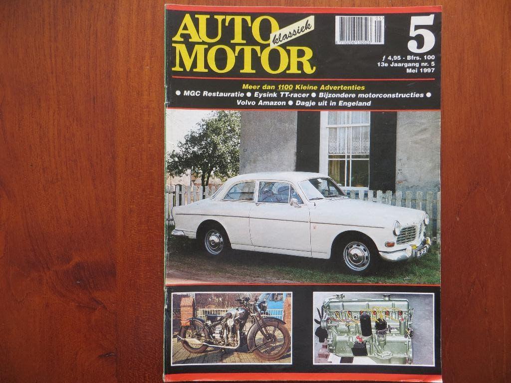 Auto Motor Klassiek 5 1997 Volvo Amazon, Eysink TT-racer, Ophalen of Verzenden, Zo goed als nieuw, Volvo