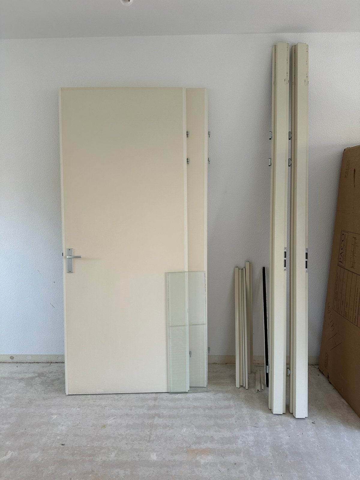 Kunstof deuren incl kozijnen, Ophalen, Kunststof, Gebruikt, 80 tot 100 cm