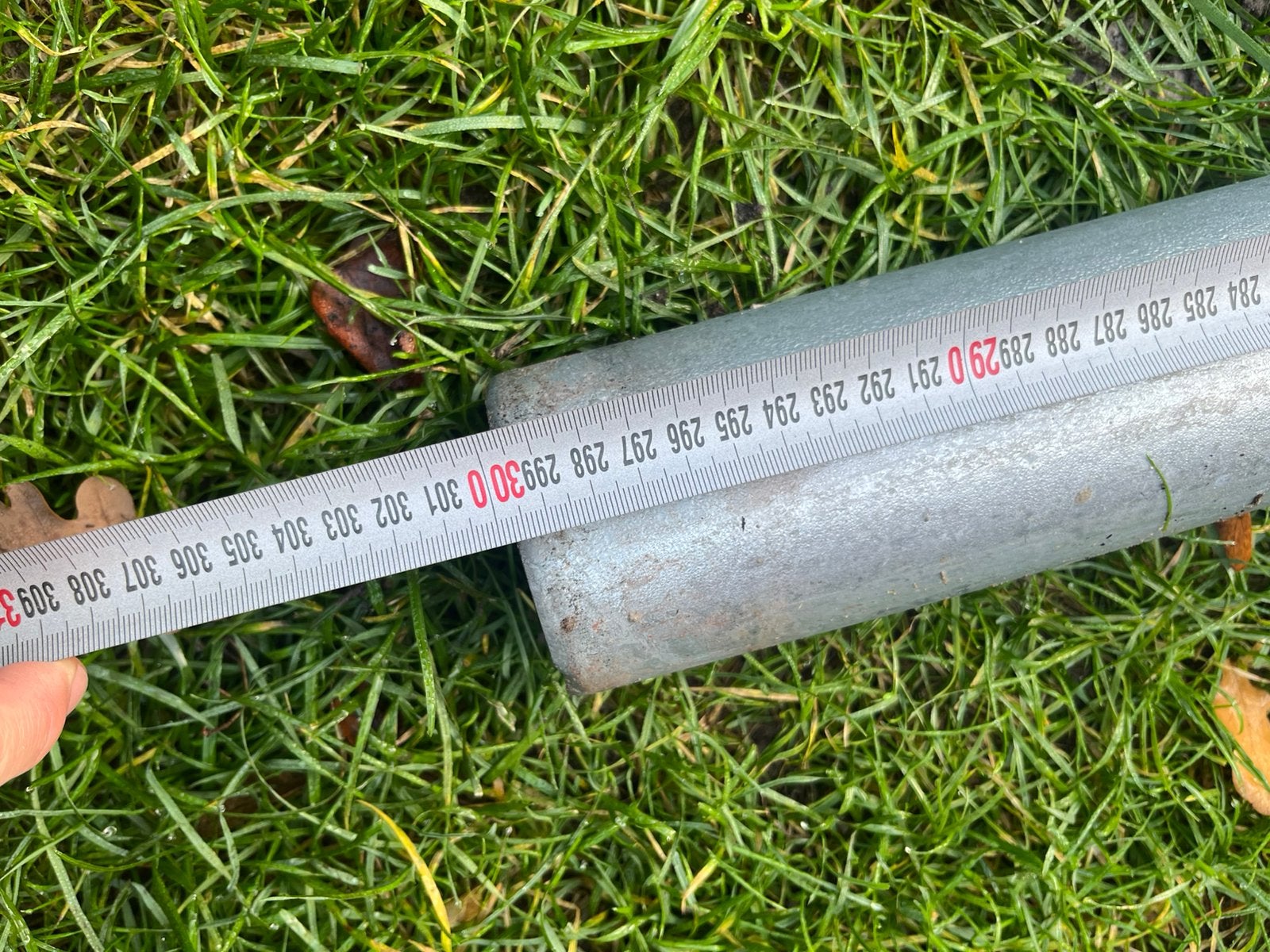 Zinken Regenpijp 3000 x 80mm, HWA Hemelwaterafvoer, Ophalen, Zo goed als nieuw