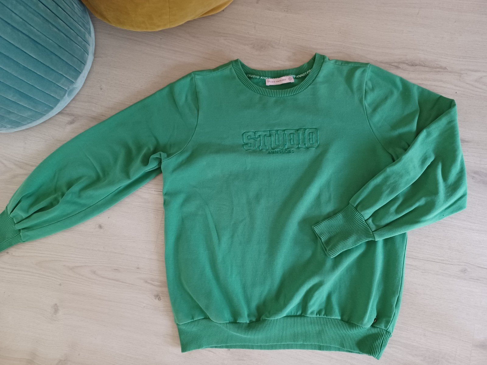 studio anneloes sweater groen s, Studio Anneloes, Ophalen of Verzenden, Zo goed als nieuw, Maat 36 (S)