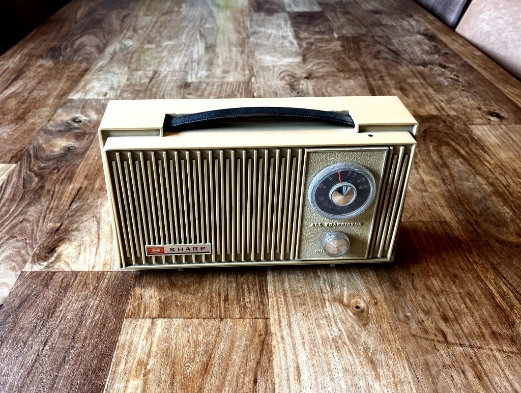 Transistor Radio Sharp BPH-10 jaren 60 vintage stijlvol, Ophalen of Verzenden, Gebruikt