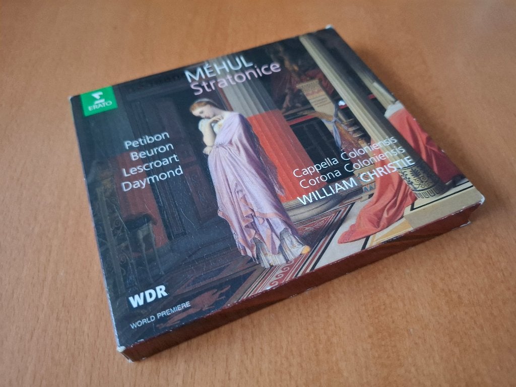 MÉHUL(1763 - 1817): Stratonice (William Christie - Erato), Gebruikt, Overige componisten, Opera of Operette, Ophalen of Verzenden