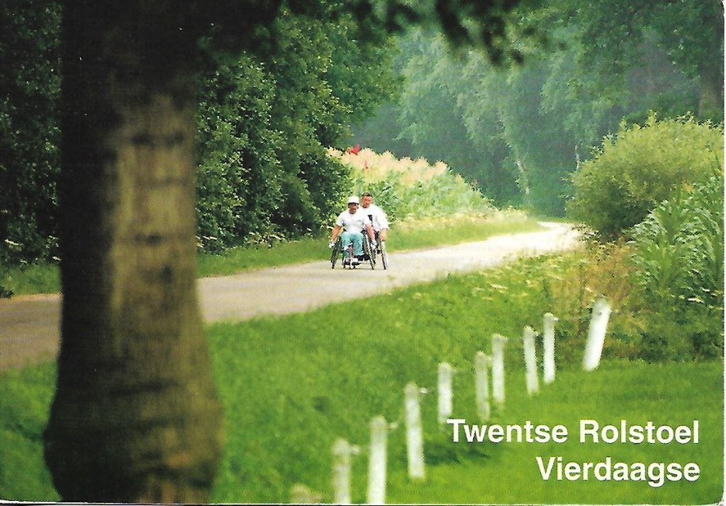 Sport- -Twentse Rolstoel Vierdaagse., Ophalen of Verzenden, 1980 tot heden, Gelopen, Sport en Spel