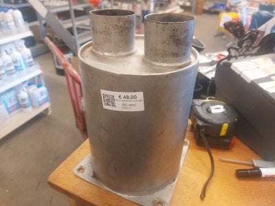 RVS Waterlock verticaal (60 mm)
