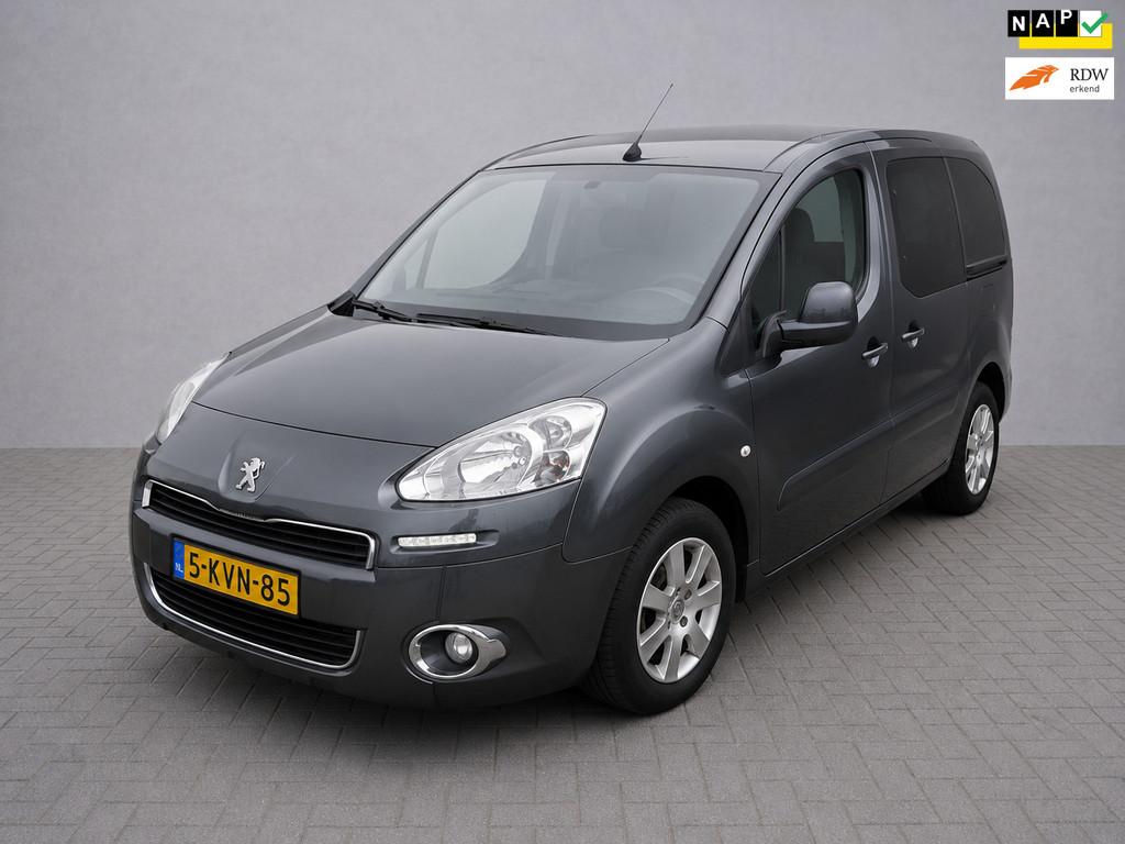 Peugeot Partner Tepee 1.6 e-HDi Active ROLSTOELVERVOER 5 per, Euro 5, Stof, Gebruikt, Zwart