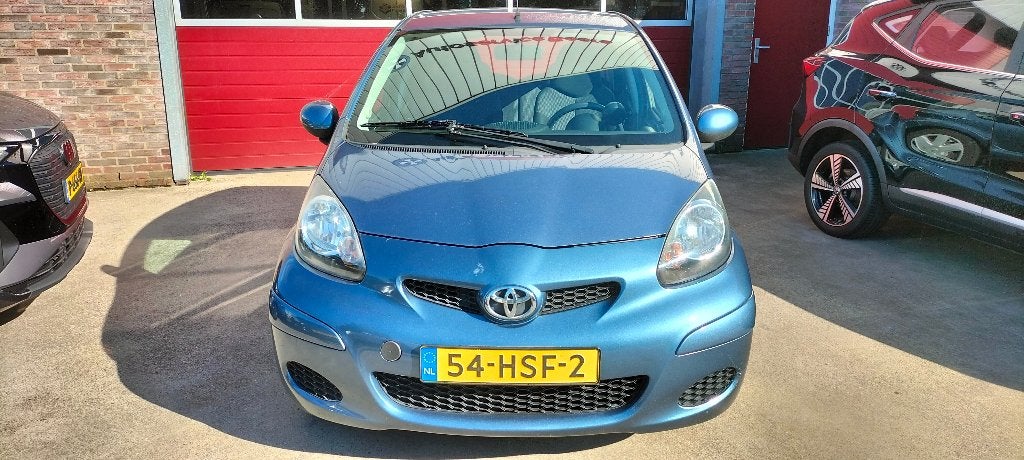 Toyota Aygo 1.0 12V Vvt-i 5DRS 2009 Blauw, Voorwielaandrijving, Stof, 68 pk, Origineel Nederlands
