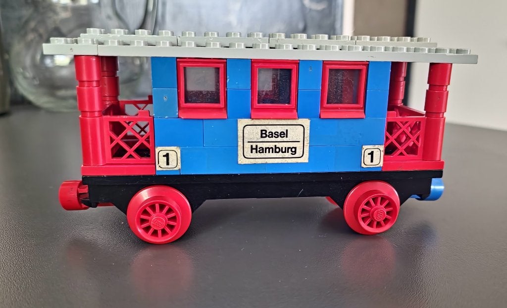 LEGO 131 - Passagierswagon, Gebruikt, Overige thema's, Lego, Ophalen of Verzenden