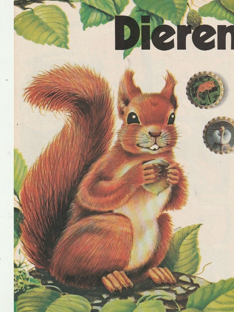 Retro reclame 1979 Coca-Cola frisdrank eekhoorntje WNF, Verzamelen, Retro, Verzenden, Overige typen