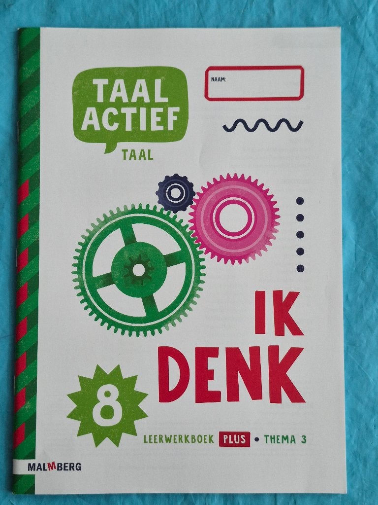 Taal actief- Versie 5–Groep 8–Taal leerwerkboek thema 3 plus, Boeken, Ophalen of Verzenden, Nieuw, Overige niveaus, Nederlands