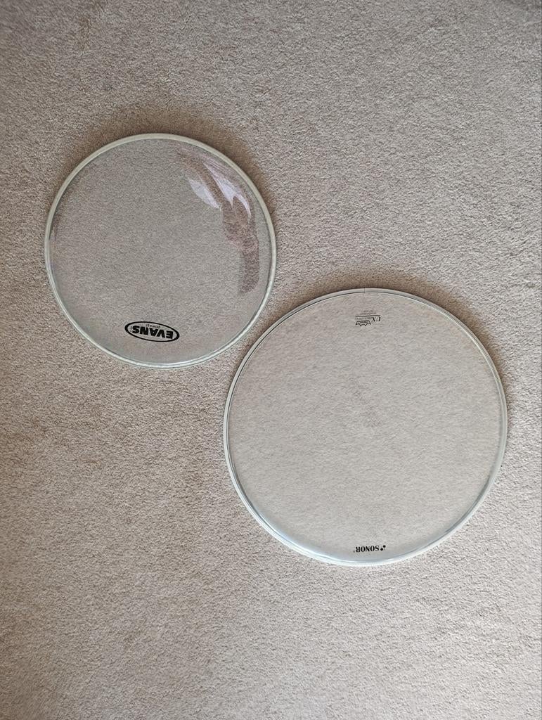 2 Drum Vellen Sonor en Evans, Ophalen of Verzenden