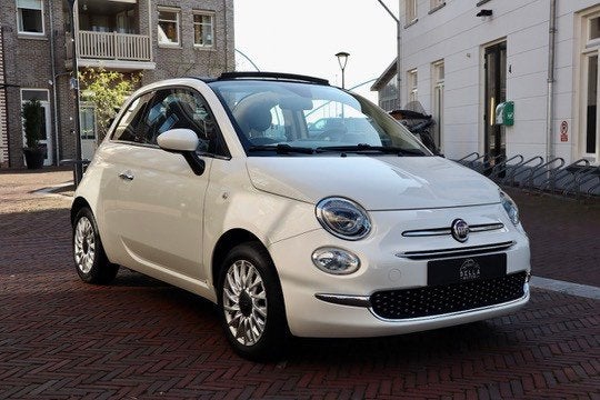 Fiat 500 C 1.2 Lounge | RIJKLAARPRIJS | Zeer Lage Kilometers, Voorwielaandrijving, Gebruikt, 4 cilinders, Cabriolet