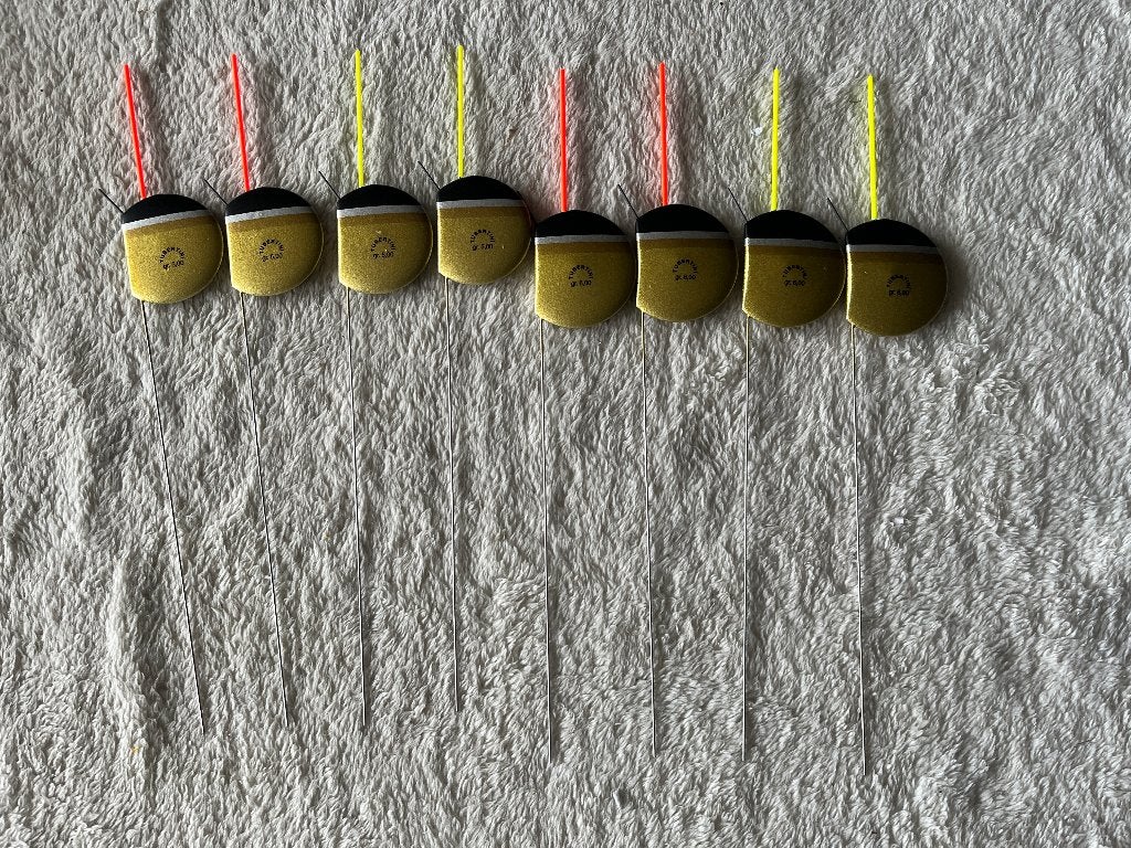 adv 244 / NIEUW serie 8 vlagdobbers TUBERTINI, Ophalen of Verzenden, Nieuw, Dobber of Lood