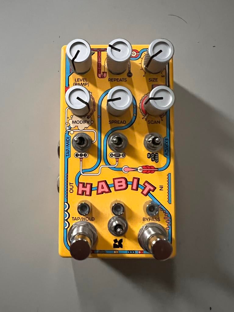 Chase Bliss Audio Habit - Effectpedaal voor gitaar/synth, Ophalen of Verzenden, Zo goed als nieuw, Delay of Echo